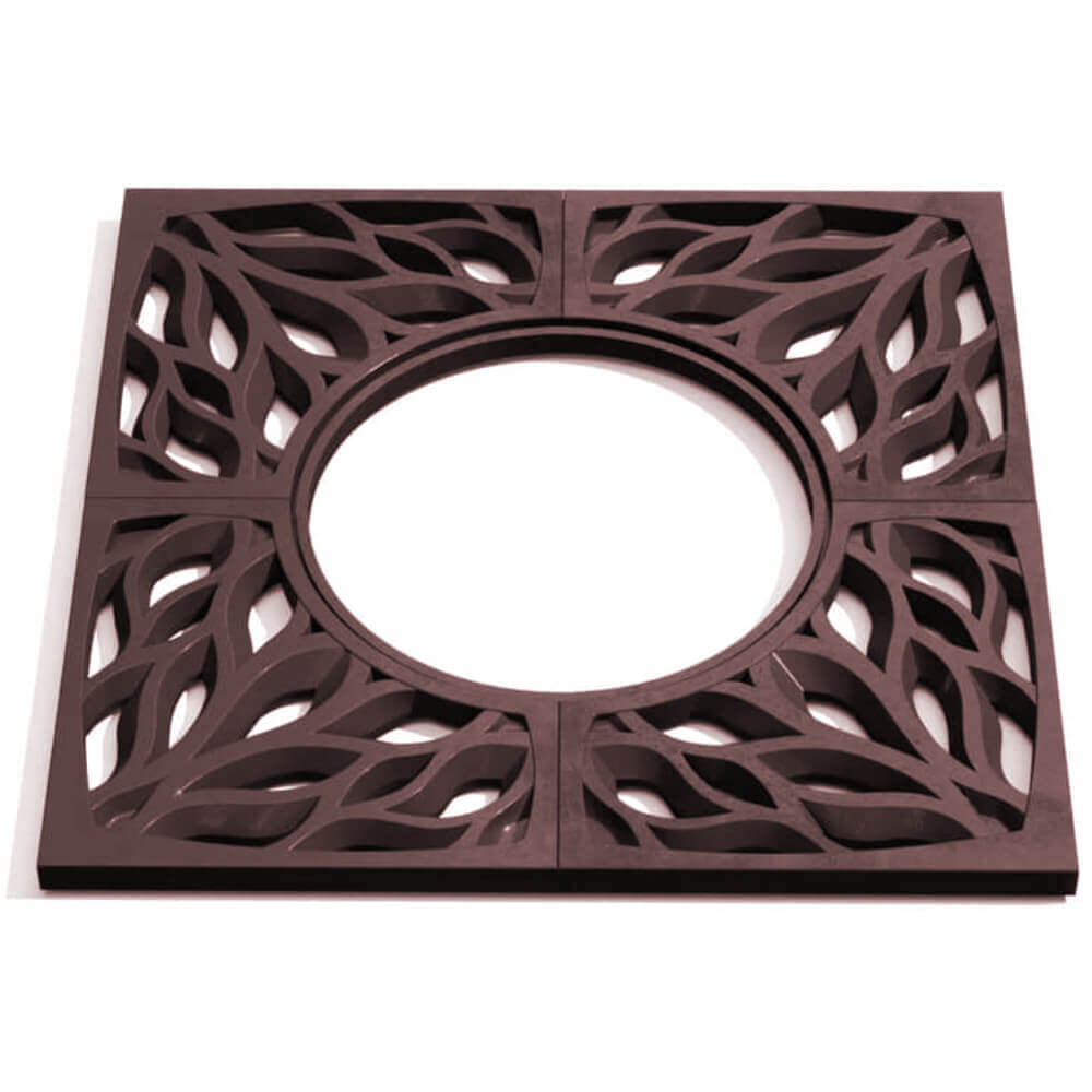 Приствольная решетка для дерева ZKING CRUST 1.2х1.2м Коричневая